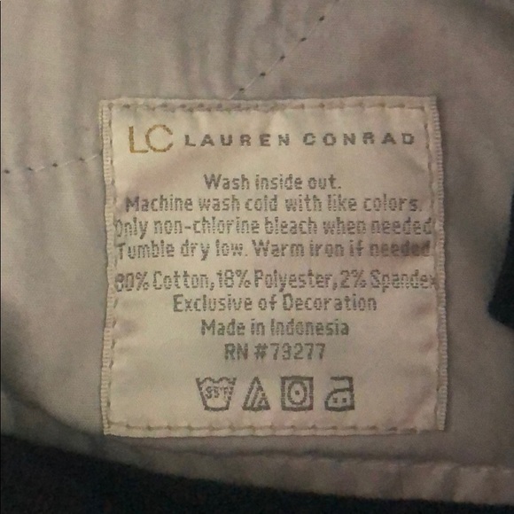 ⭐️5/$25⭐️ LC Lauren Conrad black jeans Sz. 2 - Picture 6 of 6